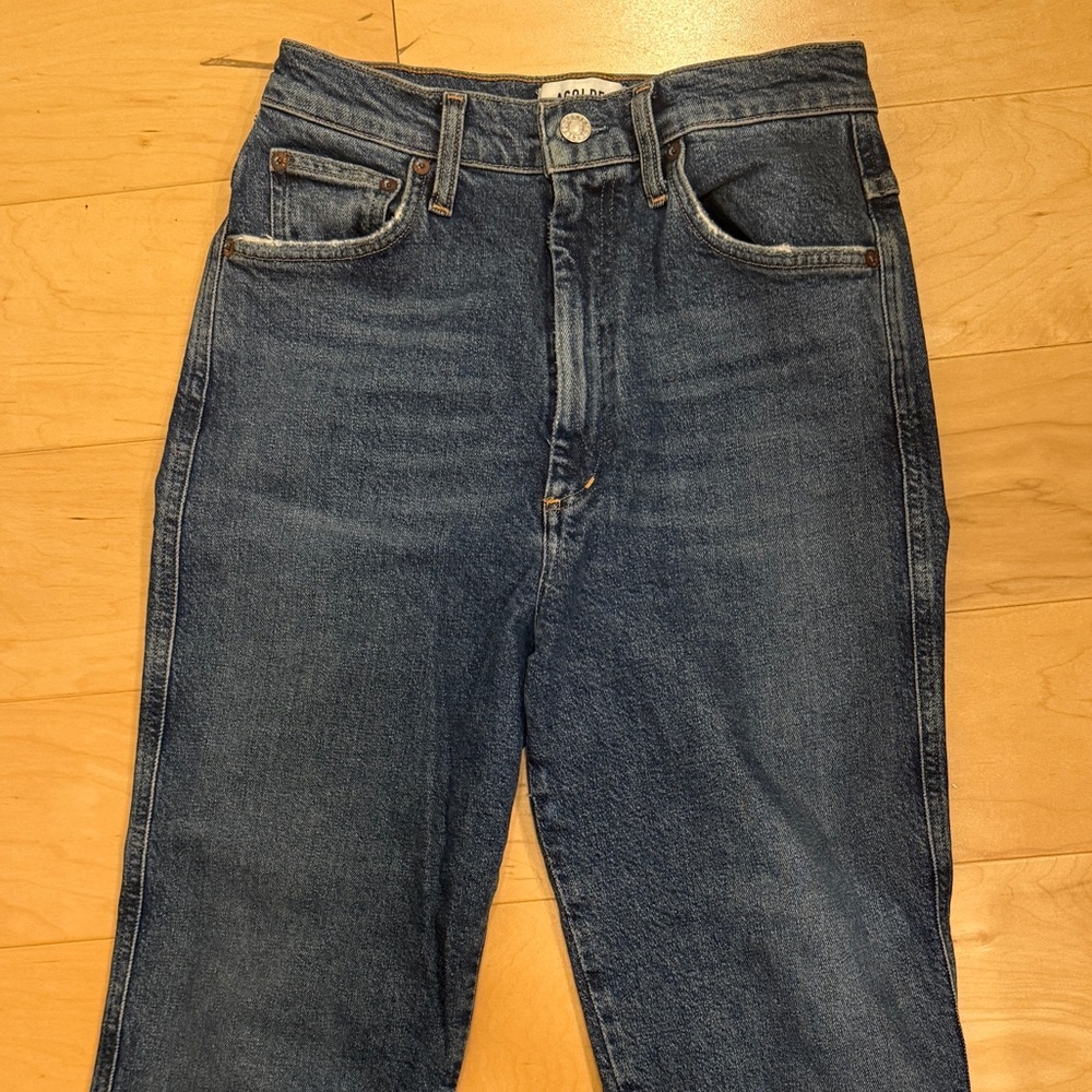 Agolde Pinch Waist Dark Denim Size 26